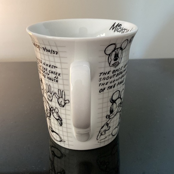 Disney Mickey Mouse Sketch Book Ceramic Mug - Picture 4 of 6